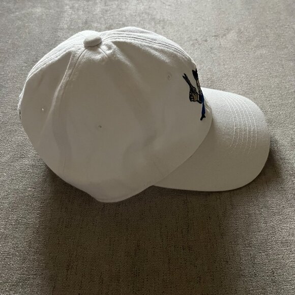 Monopoly Man Long Beach Cap Hat  Adult Adjustable Strapback White OSFA - Picture 4 of 9